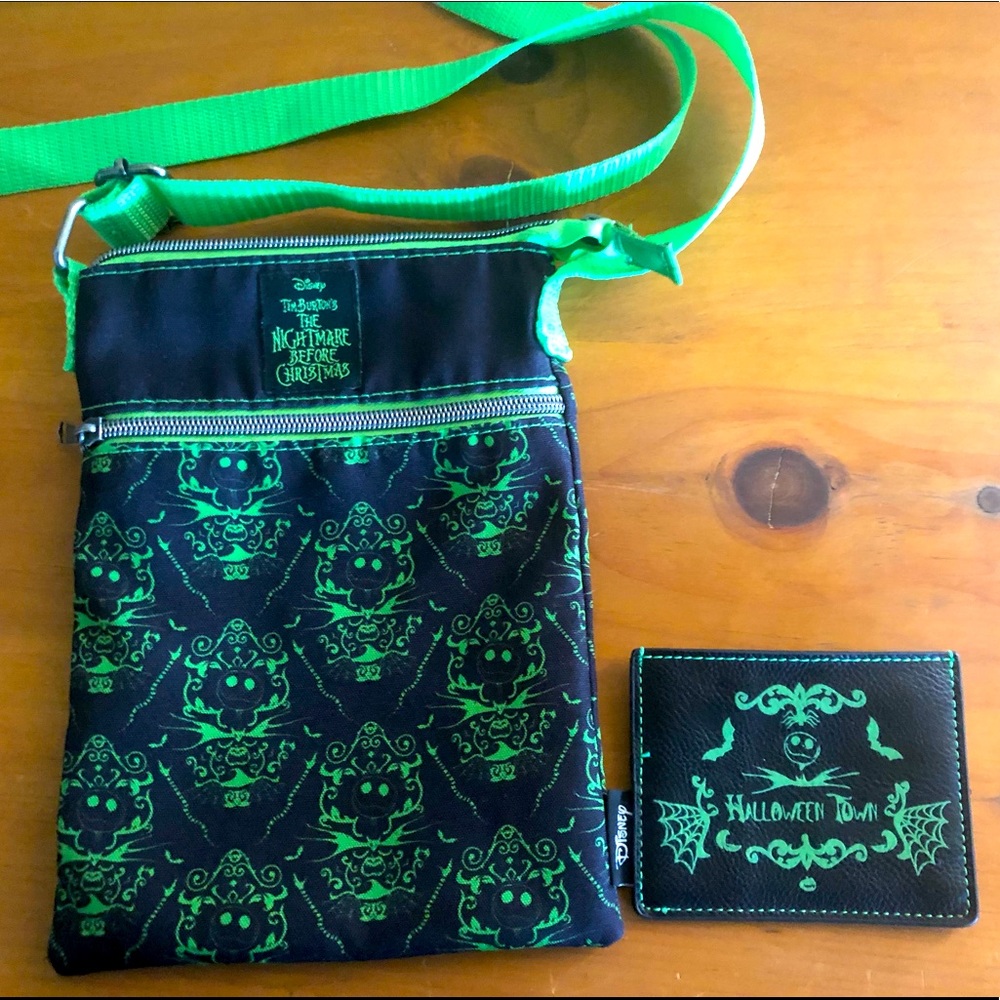 Loungefly “The Nightmare Before Christmas” Passport Crossbody Bag & Cardholder